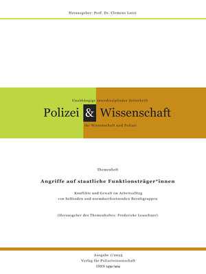 cover image of Zeitschrift Polizei & Wissenschaft